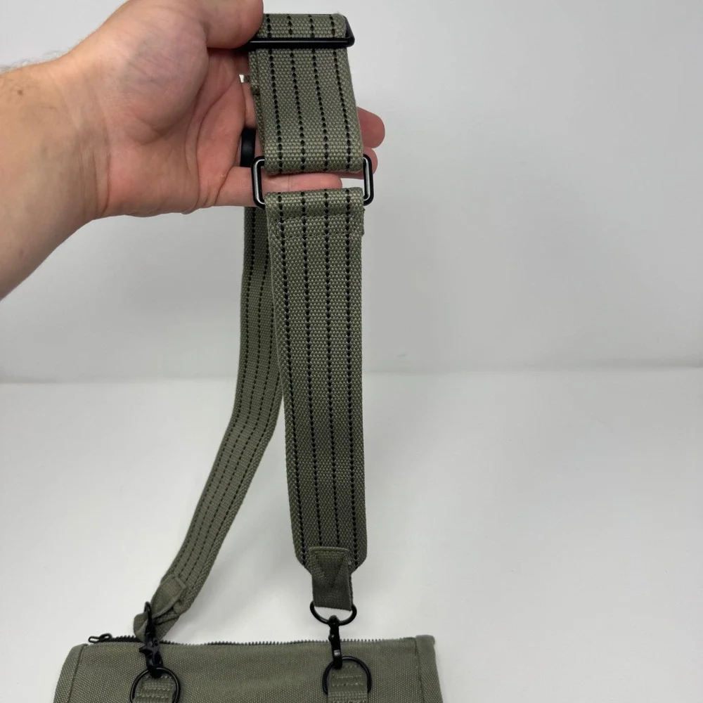 The Particulars Nice Pack Mini‎ Cross Body Canvas Bag Light Green